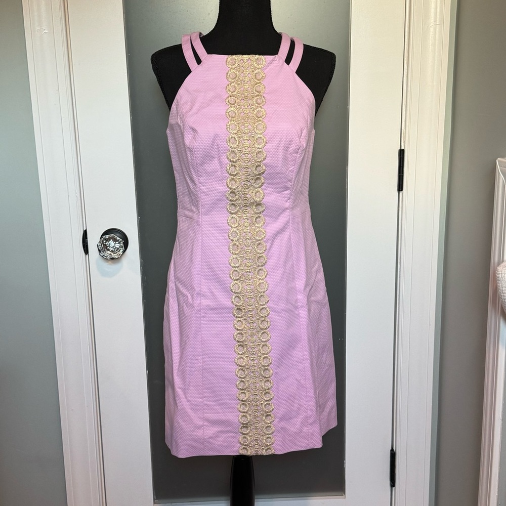 Lilly Pulitzer lilac halter Mini Dress